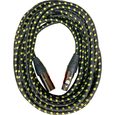 Cable Clasica 5226t10 Para Microfono Canon A Canon Tejido 10 Metros